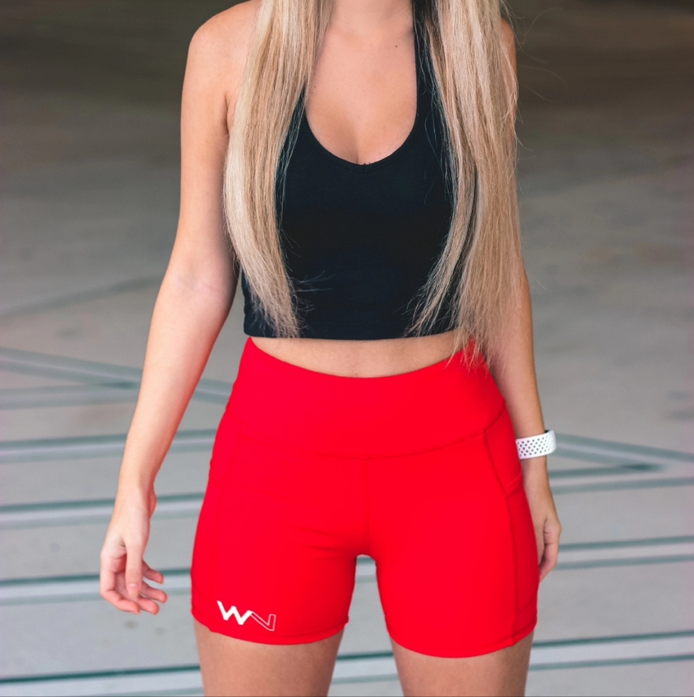 Mini Biker Shorts with Pockets